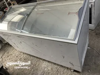  1 فريزر بطح بحالة ممتازه مش مصلحة توفير طاقة شغاله مية بالمية فحص تجميد ممتاز