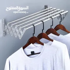  5 منشر الغسيل الجداري الألمنيوم القابل للطي – الذكاء في التنظيم وتوفير المساحة عملي وأنيق لترتيب .