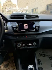  17 سكودا فابيا ترخيص 2021 محرك 1000 بنزين اوتوماتيك 105 حصان