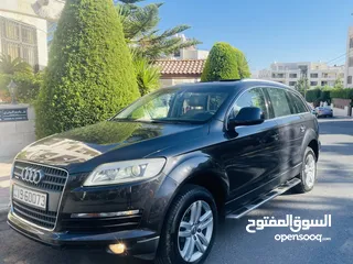  7 أودي Q7 2009 (( بارررخص سعررر )) V6 3600cc _ فل الفل الفل _ لون مميز _ بعبدوون _