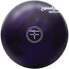  3 كرة بولينج مستعملة بحالة الجديد (purple bowling ball)