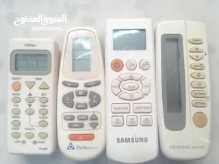  4 ريموتات اصليه لجميع المكيفات........ابعث الصورة واتس فقط