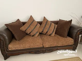  4 طقم كنب 9 مقاعد خشب زان ثقيييييل