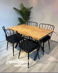  2 ميز طعام مع كراسي عدد 4