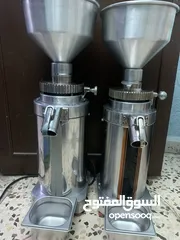  16 ماكينات قهوةًطحن1 فازوماكينة 3فاز حرق يمعلم  على الماكينتين بسبب الاستعجال بالبيع
