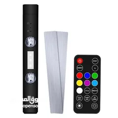  4 مصابيح LED للسيارة والمنزل مع ريموت ومستشعر صوت متعددة الاستخدامات
