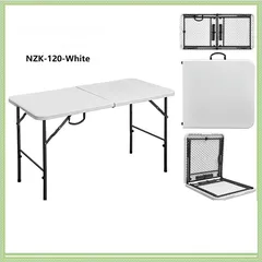 1 FIBRE FOLDING TABLES AND CHAIR