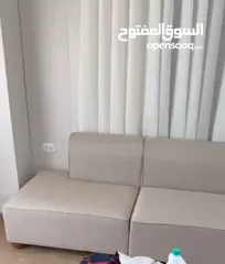  4 كورنر بيج جديد مع كوشنز/ قابل للمعاينة ، تفصيل جديد/ خشب ثقيل/ قماش كواليتي عاليه/سعر قابل للمفاوضه