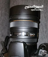  8 SIGMA LENS 50MM F/1.4 FOR CANON