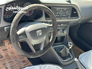  3 سيت ليون 2016 لون ازرق سحب للبنزين ممتاز جدا