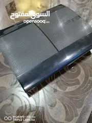  4 Ps3 super slim fiha 500gb 2 mannette w26 jeux سوني 3 سوبر سليم لديه 500 gb  26 لعبة