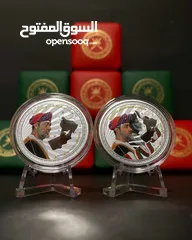  1 Renaissance of Oman and Cultural Legacy of Late Sultan Qaboos Bin Said 50th Anniversary Silver Coins