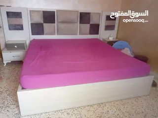  3 غرفة نوم خشب ثقيل مع اضاءة  للتواصل واتس اب