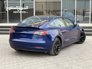  4 Tesla model 3 2023 فل كامل  تيسلا موديل 3 فحص كامل بسعر مغرري  لون كحلي جنط كبير اصليي  ايرباق اصلي