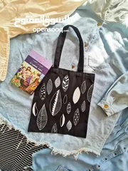  10 شنط يد قماشية متنوعة tote bag