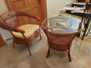  4 طقم قش مع طاوله