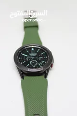  21 SAMSUNG GALAXY WATCH 3 SIZE 45MM WITH ARMY GREEN RUBBER BAND