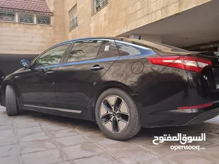  16 كيا مميز هايبرد وارد كوريا بحال الوكاله دهان الوكاله خاليه من الحوادث Kia K5 Hybrid 2014
