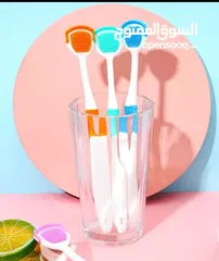  1 فرشاة اللسان – لتنفس منعش ونظافة فموية مثالية