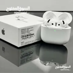  3 أختار الأصلي وريح راسك النسخة الأحدث والأقوى  بطارية تصل إلى 5ساعات من الأستخدام Apple AirPods 4 AN