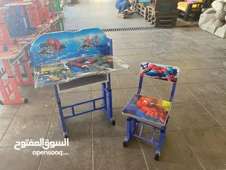 6 مكتب مع معقد دراسي للأطفال