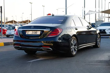  23 مرسيدس S500 موديل 2014 لون اسود محول 2020  بحالة ممتازة فل اوبشن وارد اليابان