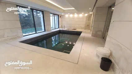  1 فيلا مستقله فارغه للايجار+ تشطيبات فاخره سوبر ديلوكس مسبح + مصعد + 4 طوابق