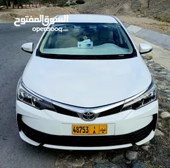  1 Toyota corolla 2017  oman agency very neat and clean original paint