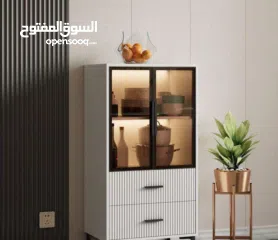  9 خزانة العرض الفاخرة – ترتيب + فخامة + أناقة بقطعة وحدة