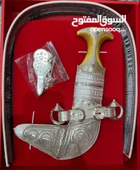  4 خنجر عماني قرن زراف هندي أصلي