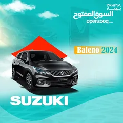  1 Suzuki Baleno 2024 for rent - free delivery for monthly rent