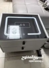  3 كومود / طاولة جانبية عصرية متعددة الاستخدامات  حوّل غرفتك لفضاء أذكى وأجمل مع الطاولة الجانبية
