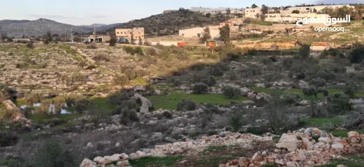  13 800متر طابوا فلسطيني في اجمل موقع بالكفريات واطلالة مميزةمنطقة( b)صالحة للبناء