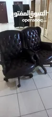  3 عدد 2 كرسي مكتب