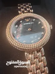  11 ساعة أمبوريو آرماني الأصلية.Emporio Armani Analog, Stainless Steel Band, AR11432, Rose Gold-Black