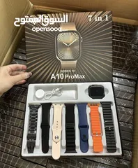  1 أجمل بكج ساعة ذكية مع 7 كساتك يمكنك إجراء واستقبال المكالمات والاشعارات