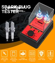  1 جهاز لقياس قوة وسلامة الشرارة التي تـنـتـجـهـا شماعي الاحـتـراق بـالـسـيـارات Spark Plug Tester