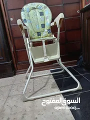  7 خزانة احذيه وكرسي طعام للاطفال