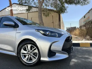  3 تويوتا يارس 2021 الشكل الجديد هايبرد (ليثيوم )