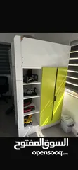  3 سرير ايكيا مع مكتب بدون فرشة