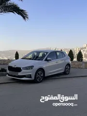  1 سكودا فبيا بحاله الوكاله عداد12km