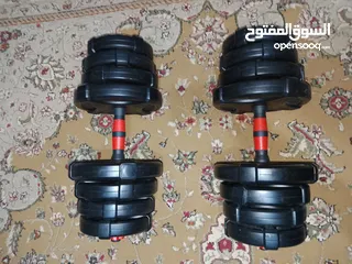  2 أثقال شبه مستعمل للبيع