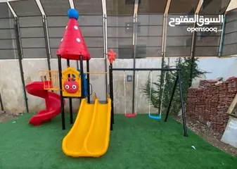  13 العاب خارجية سيفتي بالوان جذابة مراجيح وسحاسيل