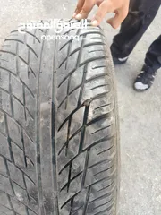  2 جنط حديد وكاله مع كوشوك