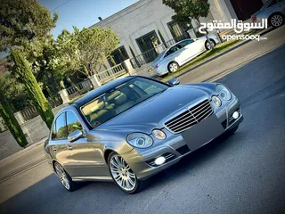  4 مرسيدس e200 موديل 2008 فحص كامل فل كامل اعلا المواصفات مميزة جدا بنظافتها