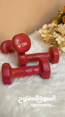  2 دمبلز لرفع الاثقال ستاتي  خفيف للبيع أوزان 2كيلو
