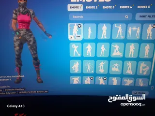  18 بيع حساب فورت نايت بنت ديسكو سيزون ثاني +طور زومبي