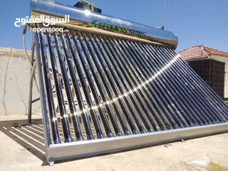  8 سخان شمسي ستانلس ستيل من الداخل والخارج ضد الصدأ