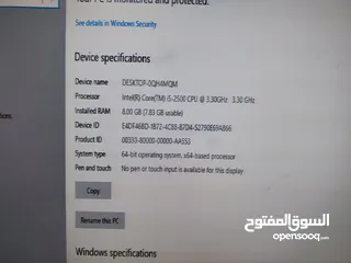  13 كمبيوتر للبيع كامل مع كيبورد وماوس ويندوز 10 pro
