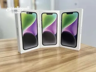  5 iPhone 14 Plus 128GB  ايفون 14 بلس 128    جديد كفالة شرق اوسط